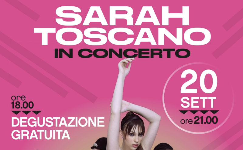 Sarah Toscano a Castel Guelfo The Style Outlets